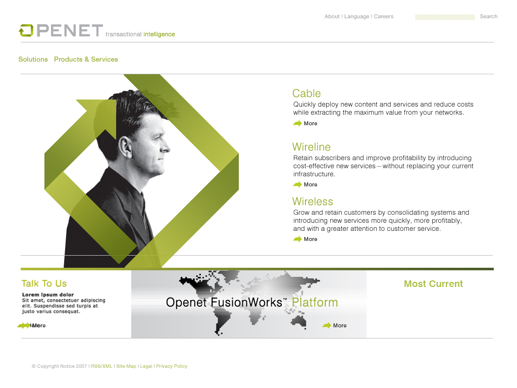 OpenNet Splash Page